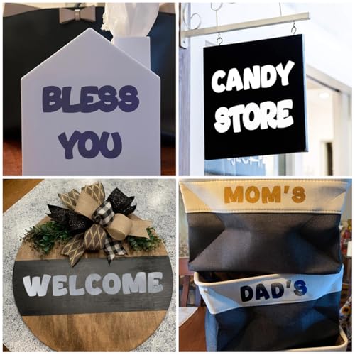 2.5 Inch Letter Stencils for Painting - 42 Pack Alphabet Letter and Number Stencil Templates with Signs for Painting, Reusable Letters and Numbers Stencils for Chalkboard Wood Signs & Wall Art - size: 2.5 Inch