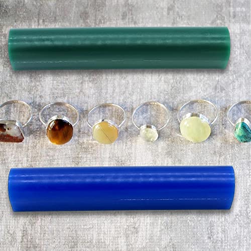 2Pcs T150 Carving Wax Ring Tube for Making Rings, Lost Wax Casting Supplies