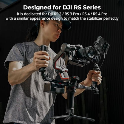 SmallRig Focus Control Dual Grip for DJI RS 2 /RS 3 Pro/RS 4 Pro Stabilizer - style: Handle w/ focus control