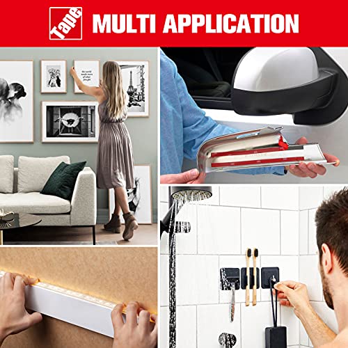 Double Sided Tape Heavy Duty, Super Strong Adhesive, 100ft x 0.39in, 1 Pack - size: 100FT (1 Pack)