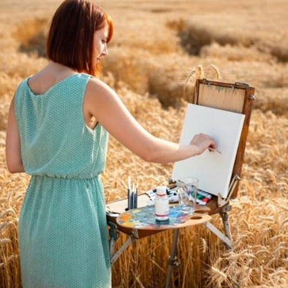 100Pack 8x10 Inch Premium Flat Canvas Panels for Acrylic and Oil Painting