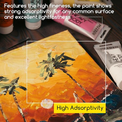 MEEDEN Titanium White Acrylic Paint: 100ml/3.38oz, 2 Pack - color: Titanium White, size: 2 Tubes