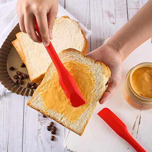 Small Spatulas Set with Sharp and thin Edge, 10 In, 4 Pack