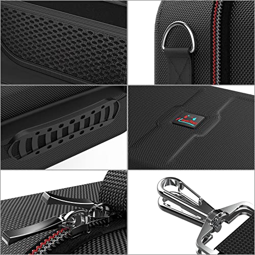 HEYSTOP Switch Accessories Bundle 12 in 1 Compatible with Nintendo Switch, Gift Kit with Carrying Case, Protective Case Cover, Screen Protector, PlayStand, Joycon Grip & More (Black)