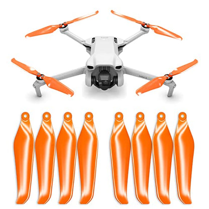 Master Airscrew Stealth Propellers for DJI Mini 3 & Lito 1/X1 - Orange, 4 propellers in Set - color: Orange