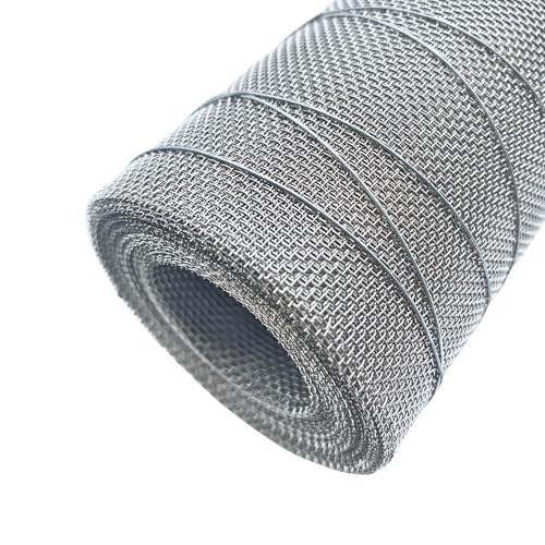 Stainless Steel 304 Wire Mesh-Metal Mesh Screen 15.5 inches x 10 feet