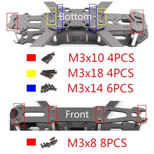 MARK4 V2 10inch 425mm Carbon Fiber Frame Compatible 3115 Motor 1050 Propeller for RC FPV Freestyle Long Range Drone DIY Parts (1PC MARK4 V2 10inch)
