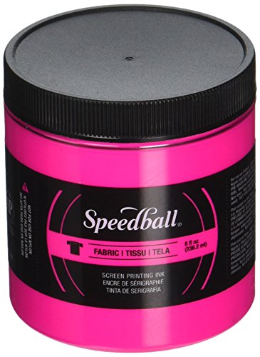 Speedball 004692 Fluorescent Screen Printing Ink, 8 fl. oz., Magenta - color: Magenta