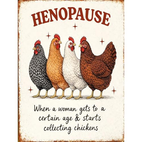 Lophomie Diamond Art Kits for Adults, 5D Chicken Diamond Painting Kit - color: Henopause Chicken Diamond Art