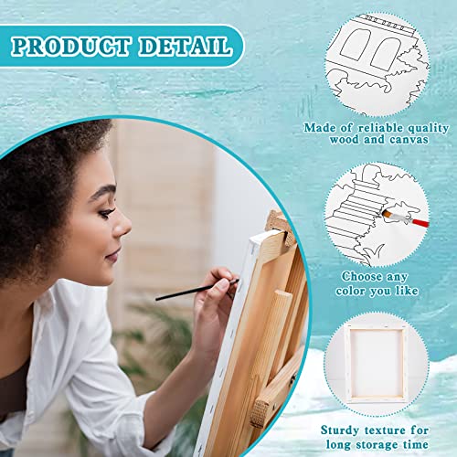 Sherr 10 Pcs Pre Drawn Canvas for Painting,Scenery,8 X 10 Inch - size: 8 x 10 Inch, style: Scenery