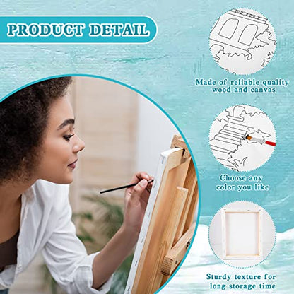 Sherr 10 Pcs Pre Drawn Canvas for Painting,Scenery,8 X 10 Inch - size: 8 x 10 Inch, style: Scenery