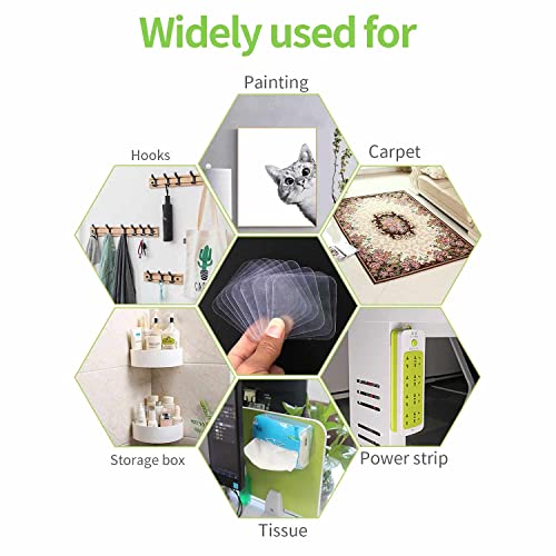 10PCS Large Double Sided Adhesive Pads for Mounting,2.36in - size: 10PCS，2.36inch x 2.36inch