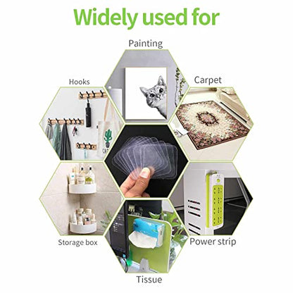 10PCS Large Double Sided Adhesive Pads for Mounting,2.36in - size: 10PCS，2.36inch x 2.36inch