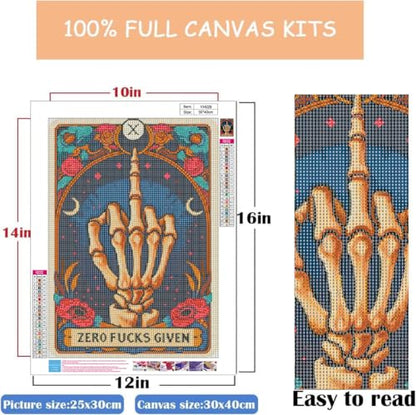 WUSARPLY Skull Diamond Painting Kits for Beginner Adults - color: YH029