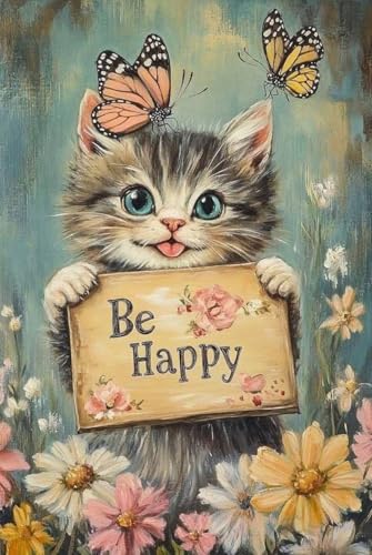 WUSARPLY Cat Diamond Painting Kits for Beginner Adults - color: YA009