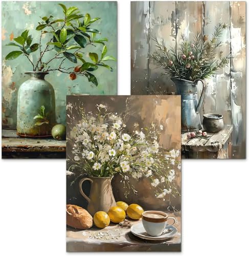 3 Pack Vase Diamond Art Kits for Adults Diamond Painting Kit for Beginner - color: DP03184