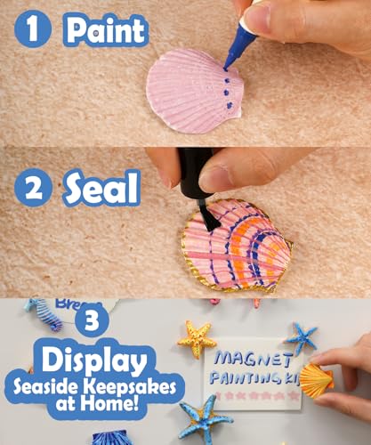 Grabie Magnet Painting Kit, DIY Fridge Magnets, Bayside Breeze - color: Bayside Breeze
