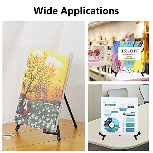 14" Tabletop Instant Display Easel, Black Steel Tripod Easel Stand(1 Pack) - style: 1 Pack Black