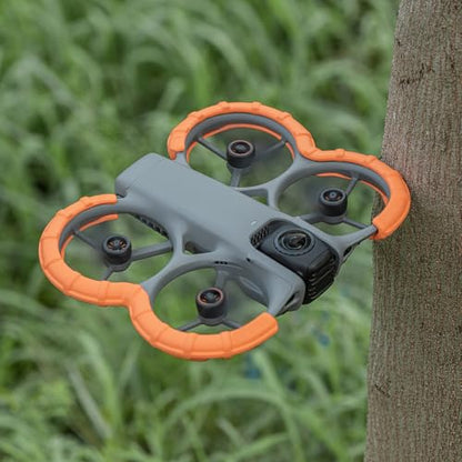 Propeller Guard for DJI Avata 360 Accessories, Anti-Collision Invisible Prop Bumper Protective Cover Ring Impact Air-Cushion Protectors Bezel Guards Paddle Compatible with DJI Avata360 Drone, Orange