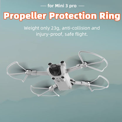 MOUDOAUER 4PCS 155x115x20cm Propellers Blades Protector Guards for DJI Mini 3 Pro Drone Guard Accessory Part