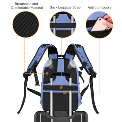 MOSISO Camera Backpack, DSLR/SLR/Mirrorless Photography Camera Bag - color: Slate Blue