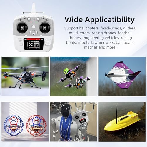 Radiolink T12D V2 2.4G 12 Channels JR ELRS RC Transmitter & R12F Receiver