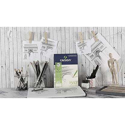 CANSON 1557 Extra White 180gsm A4 Drawing Paper 30 Sheets