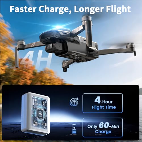 Holyton FAA Compliant Remote ID Module with Buzzer & Strobe Light, GPS Tracking, 4H Battery Life, Spare Part for Drone, Remote ID Broadcast Module for FPV GPS Drones with Camera & RC Aircraft Quadcopters