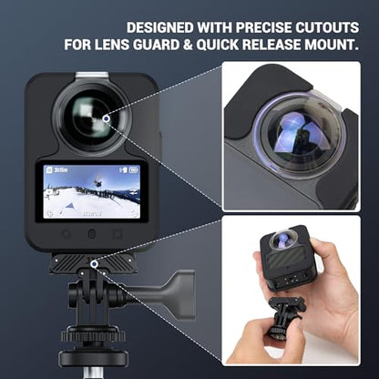 JJC Silicone Case for DJI Osmo 360 Only,Anti-Scratch Anti-Slip Dustproof