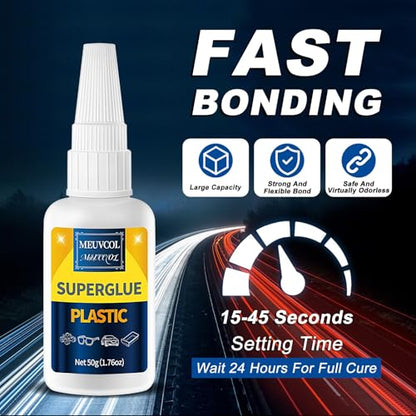 Plastic Glue 100g,Heavy Duty Glue for Model,Miniatures,Legos, PLA, 3D Print - size: 100g