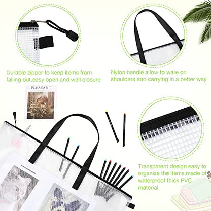 Saintrygo 10 Pcs Art Portfolio Bag Zipper File Storage, for Back to School