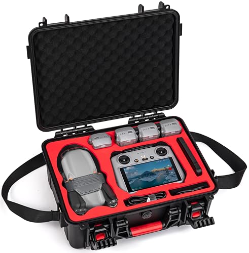 STARTRC Air 3S Case, Waterproof Carrying Hard Case for DJI Fly More Combo, Compatible With Accessories, RC 2/RC/RC-N3/N2 Controller, Charging Hub