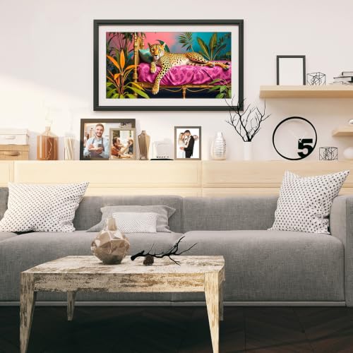 YOYA Large Diamond Art Kits for Adults, Leopard 5D Large Diamond Painting - color: Leopard 503