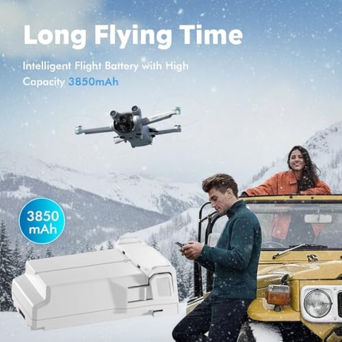 Intelligent Flight Battery Plus for DJI Mini 4 Pro/Mini 3 Pro/Mini3(Not for Mini 4K),3850mAh 47 Mins Flight Time Upgrade 2025 - style: 1 Pack