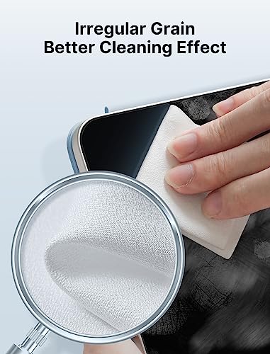 JSAUX Microfiber Cleaning Cloth 50 Pack, Lens Wipes for Eyeglasses Screen - color: 50 Pack, size: 50 Count (Pack of 1)