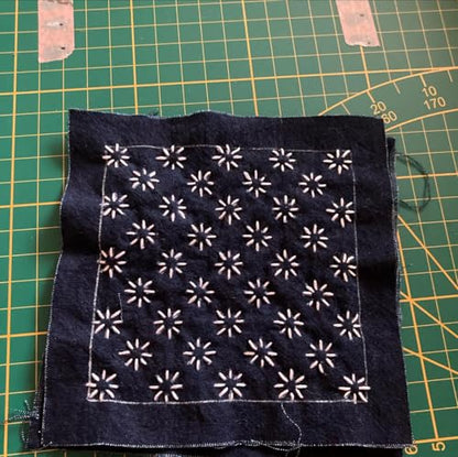 Sashiko Stencil Embroidery Stencils for Crafts Reusable 4.7" - style: Sashiko