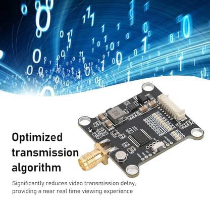 Yoidesu 1.2G VTX, 1.6W Video Transmitter Module, 1.2GHz Frequency Band for Stable, RC Drone Transmitter Module with Low Latency, Compact & Lightweight, for FPV Racing