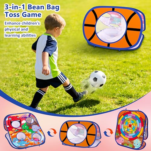Animal Bean Bag Toss Game Toy Outdoor Toss Game - color: Dinosaur