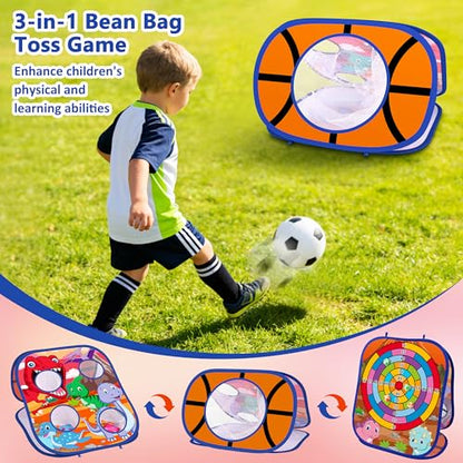 Animal Bean Bag Toss Game Toy Outdoor Toss Game - color: Dinosaur