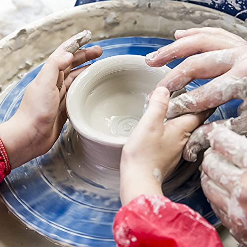 ReArt Natural Air-Dry Clay 5lbs for Sculpting, Wheel Throwing, Hand Building, All-Purpose Modeling Clay, White - color: White 5LBs