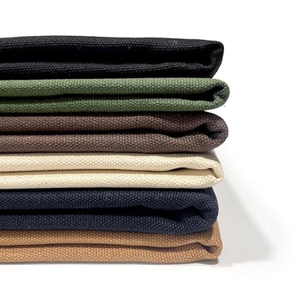 Wildarms 100% Cotton Canvas Fabric by The Yard - 59" Wide 12oz(per Linear Yard) Medium-Heavy Duck Canvas for Sewing DIY, Tote Bags, Upholstery & Embroidery (Army Green, 1-Yard Pre-Cut Piece) - color: Army Green, size: 1-Yard Pre-Cut (Non-Continuous)