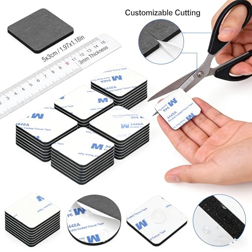Double Sided Tape Heavy Duty,Adhesive Pads,Mounting Tape,EVA Foam Pad,60Pcs