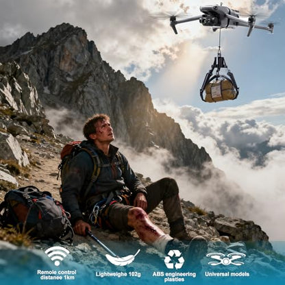 Universally Drone Manipulator Claw Hook Grabber Kit Remote Control - color: Universal Airdrop A