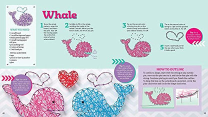 String Art: Turn string and pins into works of art - size: Medium