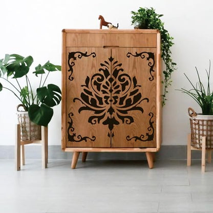 9 Pack Large Mandala Stencils, 12 Inch Templates for Wood and Walls