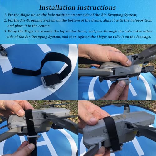 Universally Drone Airdrop System Release Device Payload Delivery 1 - color: Airdrop Device