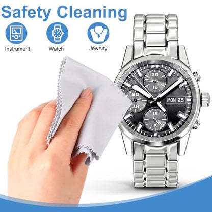 Frienda 50 Pcs Microfiber Glass Cleaning Cloths Lens, Light Color - color: Light Color