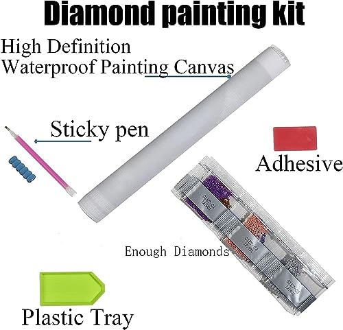 ZeeLionArt Diamond Art Kit, Beach Moonlight Landscape Scenery, 12 x 16 Inch - color: DP04320