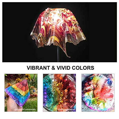 LET'S RESIN Concentrated Alcohol Ink Set, 26 Vibrant Colors (Each 0.35oz)