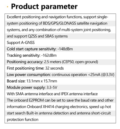 Teyleten Robot ATGM336H GPS+BDS Dual-Mode Module Flight Control Satellite Positioning Navigator Replacement NEO-M8N NEO-6M for Arduino 2pcs